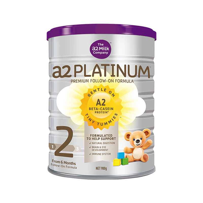 澳洲A2奶粉2段婴幼儿澳洲进口牛奶粉900g 6-12个月