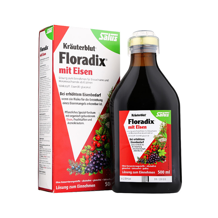 德国SALUS floradix红铁元500ml